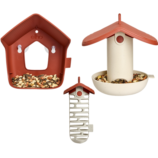BNDL Cosy Window+suet+silo Feeders